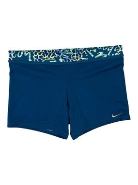⭐️ Nike Teal Swimming bottom or Shorts with Patterned Waistband- Medium